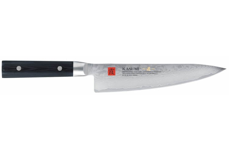 Couteau de chef japonais Kasumi Masterpiece damas haut de gamme 20cm