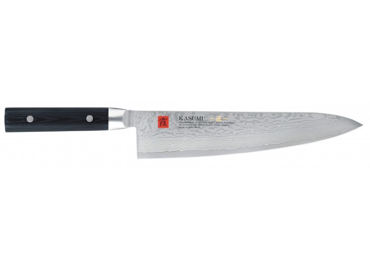 Couteau de chef japonais Kasumi Masterpiece damas haut de gamme 24cm