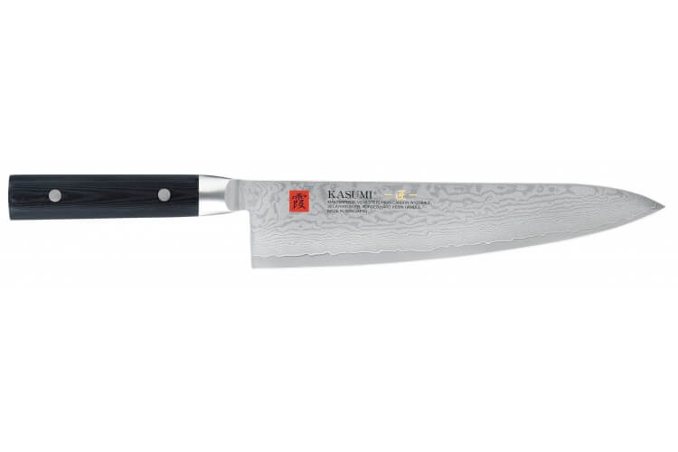 Couteau de chef japonais Kasumi Masterpiece damas haut de gamme 24cm