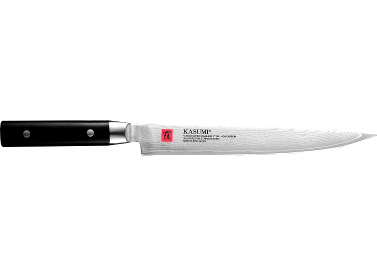 Couteau &agrave; d&eacute;couper japonais Kasumi Standard lame damas 24cm