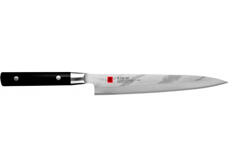 Couteau sashimi japonais Kasumi Standard lame damas 21cm