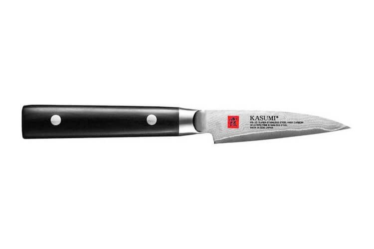 Couteau d'office japonais Kasumi Standard lame damas 8cm