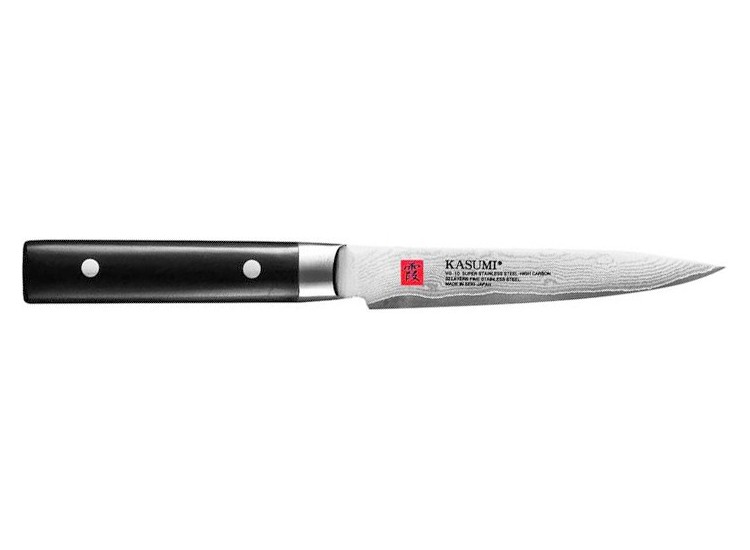 Couteau d'office japonais Kasumi Standard lame damas 12cm