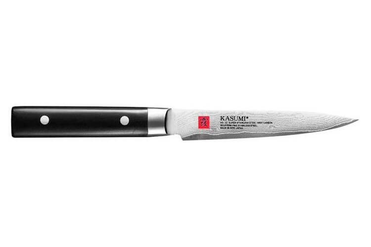 Couteau d'office japonais Kasumi Standard lame damas 12cm