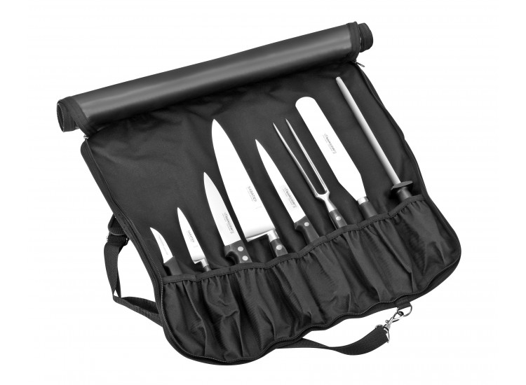 Malette de Chef Bargoin 5 couteaux de cuisine + 3 ustensiles