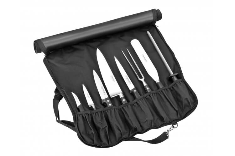 Malette de Chef Bargoin 5 couteaux de cuisine + 3 ustensiles
