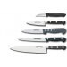 Malette de Chef Bargoin 5 couteaux de cuisine + 3 ustensiles acier inox