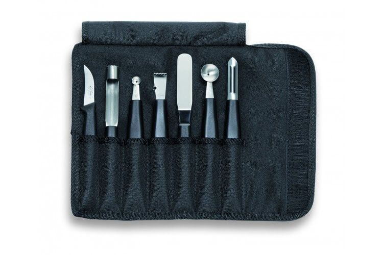 Mallette de chef 7 ustensiles professionnels DICK acier inox