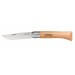 Couteau opinel traditionnel n°10 lame 10cm virole tournante manche en hêtre