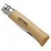 Couteau opinel traditionnel n°10 lame 10cm virole tournante manche en hêtre