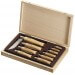 Coffret cadeau opinel traditionnel en bois 10 couteaux de poche