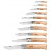 Coffret cadeau opinel traditionnel en bois 10 couteaux de poche