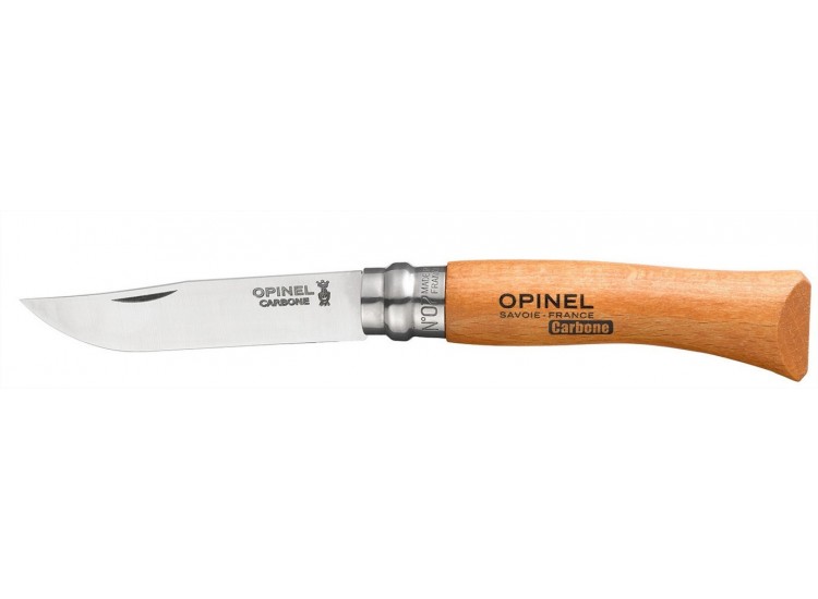 Opinel traditionnel carbone n&deg;07 avec virole tournante 