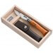 Coffret Opinel tradition n°08 lame carbone 8.5cm + étui
