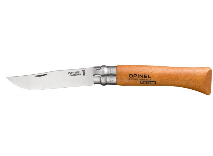 Couteau Opinel traditionnel carbone n&deg;10