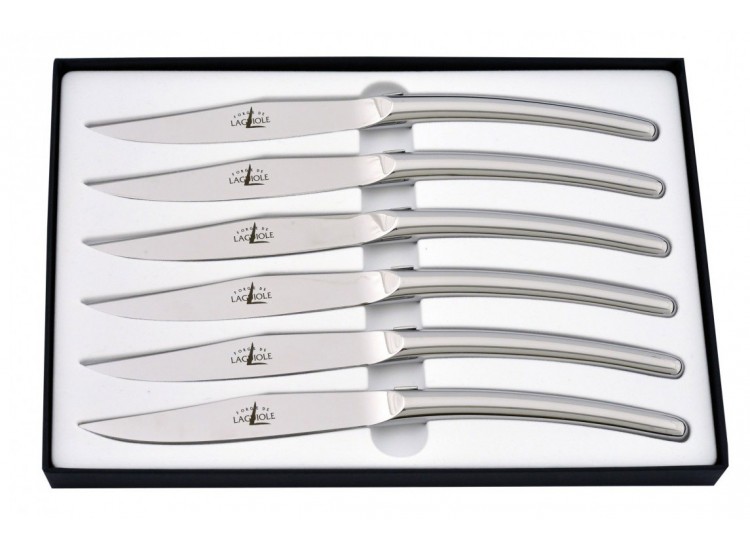 Coffret excellence 6 couteaux de table Forge de LAGUIOLE design C. GHION