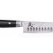 Couteau santoku japonais Yaxell RAN alvéolé 16.5cm damas 69 couches