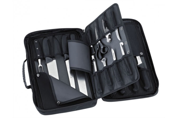 Malette 20 couteaux et accessoires professionnels BARGOIN souple
