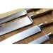 Bloc SABATIER Provencao en olivier laqué blanc 5 couteaux forgés acier inox
