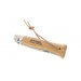 Couteau opinel Origines n°08 lame 8.5cm virole tournante manche naturel + cordon
