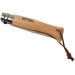 Couteau opinel Origines n°08 lame 8.5cm virole tournante manche naturel + cordon