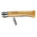 Couteau opinel traditionnel n°10 lame 10cm virole tournante manche en hêtre