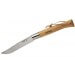 Couteau opinel Géant n°13 lame 22cm virole tournante manche hêtre + lacet cuir