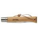 Couteau opinel Géant n°13 lame 22cm virole tournante manche hêtre + lacet cuir