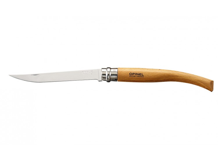Couteau opinel Effil&eacute; n&deg;12 lame 12cm virole tournante manche en h&ecirc;tre