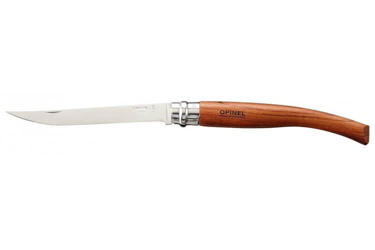 Couteau opinel Effilé n°12 lame 12cm virole tournante manche en padouk
