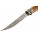 Couteau opinel Effilé n°08 lame 8cm virole tournante manche en olivier