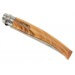 Couteau opinel Effilé n°12 lame 12cm virole tournante manche en olivier