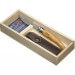 Coffret Opinel effilé N°10 manche en Olivier avec étui alpine