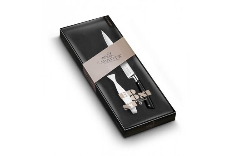 Coffret à poisson filet de sole + pince Sabatier Edonist forgés