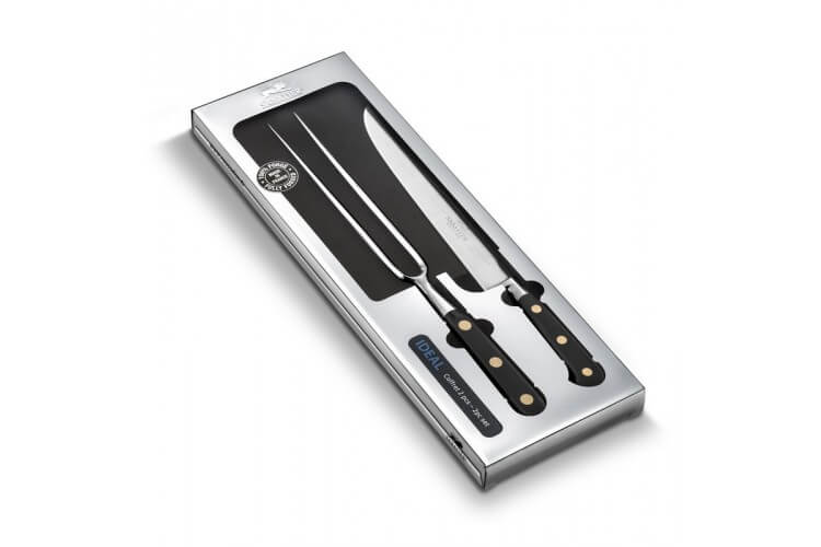 Coffret à découper SABATIER Idéal Inox 100% forgé rivets laiton