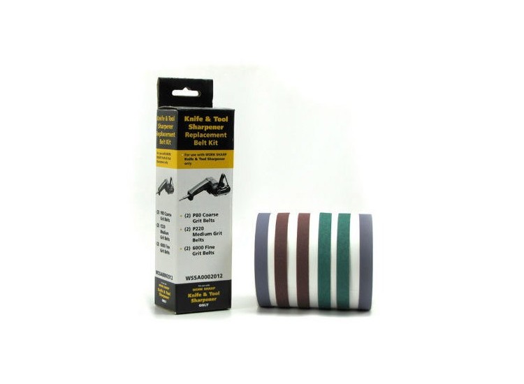 Kit courroies de remplacement pour aff&ucirc;teuse &eacute;lectrique Worksharp pour couteaux et outils