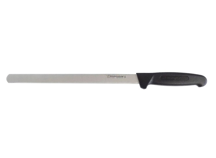 Couteau &agrave; jambon Bargoin Creative Chef 28cm largeur 24mm manche noir