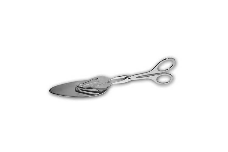 Pince à gateaux 2 en 1 avec pelle intégrée 23cm tout inox