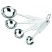 Set de 4 cuillères à mesure tout inox de 1.25 à 15ml