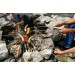 Fourchette à barbecue téléscopique 65cm + étui en nylon