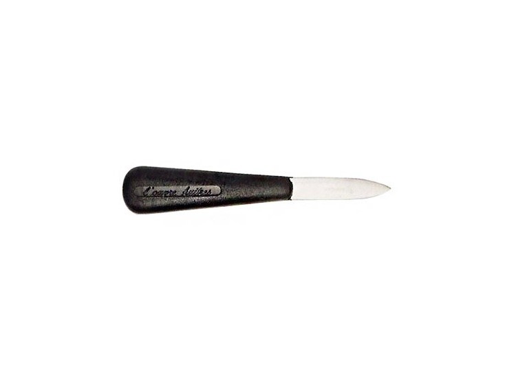 Lancette &agrave; huitres ultra-fonctionnelle mance ABS noir