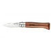 Couteau opinel à huitres n°09 lame 6.5cm virole tournante manche en padouk