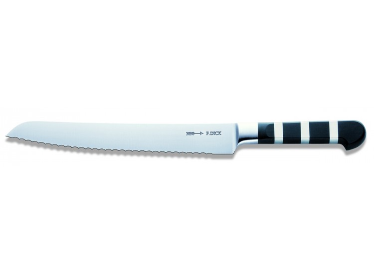 Couteau &agrave; pain forg&eacute; DICK 1905 lame dentel&eacute; 21cm manche design
