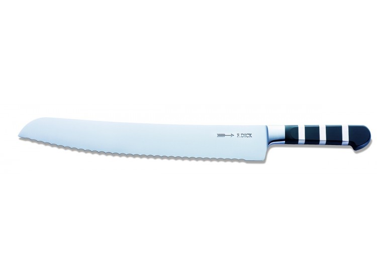 Couteau &agrave; pain forg&eacute; DICK 1905 lame dentel&eacute;e 32cm manche design