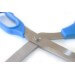 Ciseaux à poisson Bargoin 27,5cm lame crantée inox manche bleu