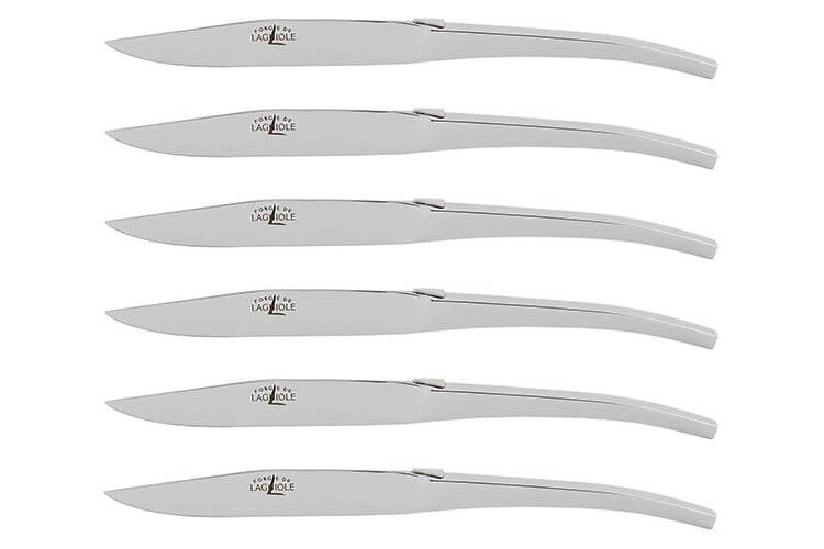 Coffret de 6 couteaux de table Forge de LAGUIOLE design C+B Lefebvre