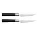 Coffret 2 couteaux à steak japonais KAI Wasabi Black lame 12cm