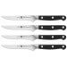 Coffret Zwilling PRO 4 couteaux à steak forgés 12cm acier Friodur®