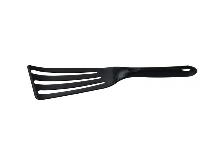 Pelle &agrave; friture professionnelle en polyamide noir 30cm