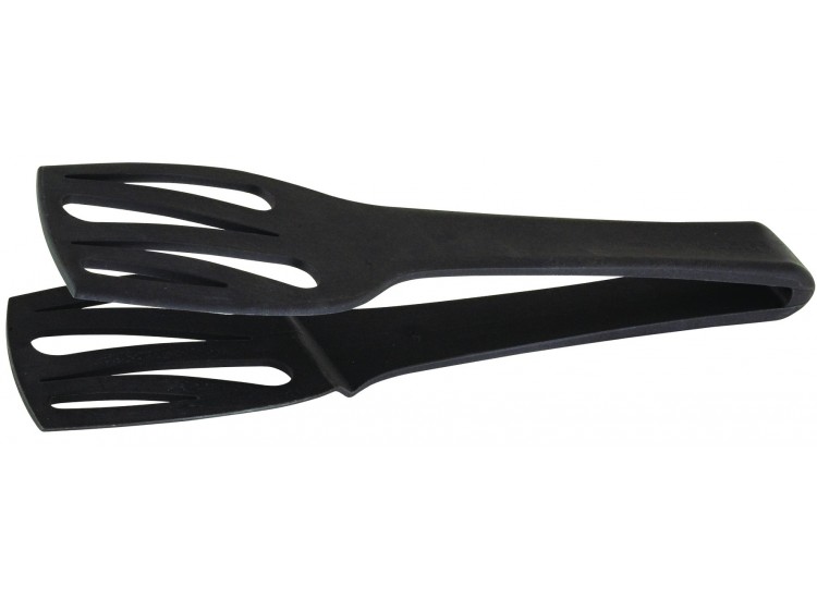Pince de service professionnelle large en polyamide noir 28cm